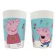 Purcelușa Peppa Messy Play set de 2 pahare din plastic 230 ml