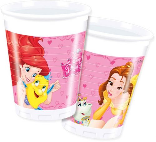 Prințesele Disney Live Your Story set de pahare din plastic 8 buc 200 ml