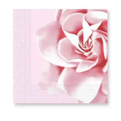 Floare Pink Șervețel trandafir 20 buc 33x33 cm