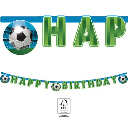 Fotbal Soccer Fans Inscripție Happy Birthday FSC 2 m