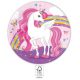 Unicorn Rainbow Colors farfurie de hârtie 8 buc 23 cm FSC