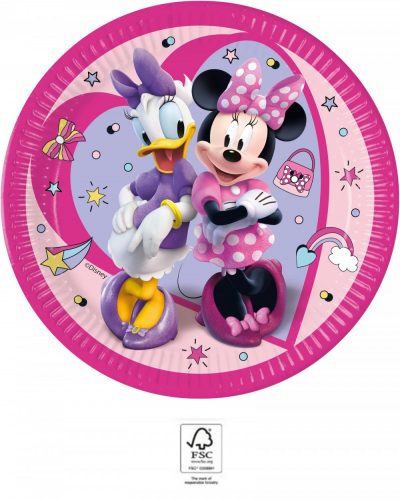 Disney Minnie  Junior farfurie de hârtie 8 buc 23 cm FSC