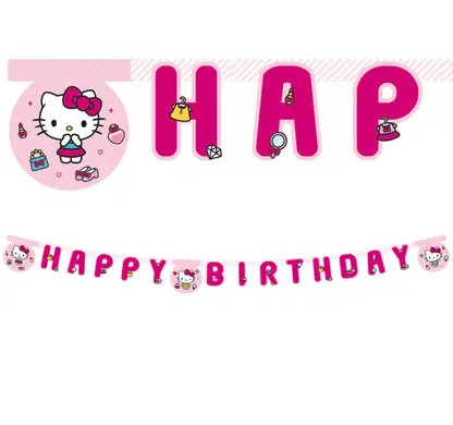 Hello Kitty Fashion Semn Happy Birthday FSC 2 m