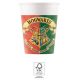 Harry Potter Hogwarts Houses pahar din hârtie 8 buc 200 ml FSC