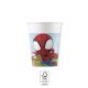 Omul Păianjen Spidey pahar de hârtie 8 bucăți 200 ml FSC