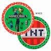 Minecraft Green farfurie de hârtie 8 buc 23 cm FSC