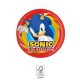 Sonic Ariciul Sega Farfurie de hârtie Sonic ariciul, 8 buc, 20 cm, FSC