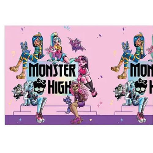 Monster High Friends față de masă din plastic 120x180 cm