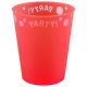 Party Red Pahar premium micro roșu din plastic 250 ml