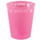 Party Pink Cana premium roz micro de plastic 250 ml