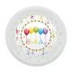 La mulți ani Little Princess Farfurie plată din plastic micro premium Happy Birthday Streamers 21 cm