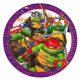 Țestoasele Ninja Purple farfurie de hârtie 8 buc 23 cm FSC