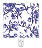 Floare Blue Porcelain șervețel 20 bucăți 33x33 cm