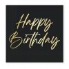 La mulți ani Elegant Șervețel Happy Birthday 20 buc 33x33 cm FSC