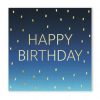 La mulți ani Golden Blue Șervețel Happy Birthday 20 buc 33x33 cm FSC