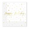 La mulți ani Candles Șervețel Happy Birthday 20 buc 33x33 cm FSC