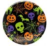 Halloween Happy farfurie de hârtie 8 buc 23 cm FSC