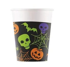 Halloween Happy pahar de hârtie 8 buc 200 ml FSC