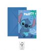 Disney Lilo și Stitch Angel invitație party 6 buc FSC