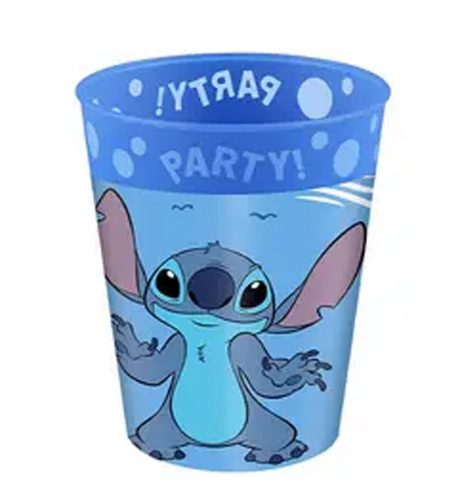 Disney Lilo și Stitch Angel pahar micro premium din plastic 250 ml