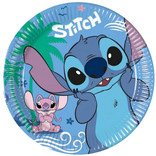 Disney Lilo și Stitch Angel farfurie de hârtie 8 buc 20 cm FSC