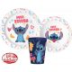 Disney Lilo și Stitch Set de masă Disney Lilo & Stitch Palms, set din plastic micro, cu cană de 260 ml