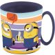 Minionii Cană micro cu dungi 350 ml