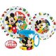 Disney Mickey  set de veselă, set de microplastic cu cană de 350 ml