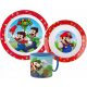 Super Mario set de vase, set micro din plastic cu cană 265 ml