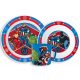 Avengers Army set de farfurii, set de plastic micro cu cană 265 ml