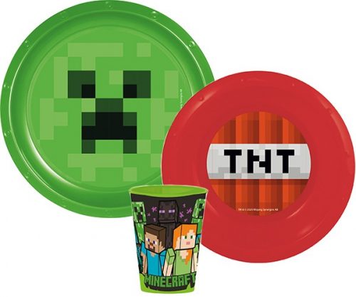 Minecraft set de vase, set de plastic