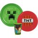 Minecraft set de vase, set de plastic